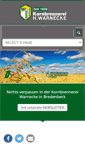 Mobile Screenshot of kornbrennerei-warnecke.de